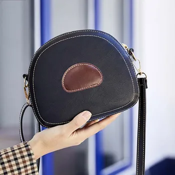 

Brand oval Mini Bag female fashion soft leather handbags manufacturers girl small round pig ladies shoulder diagonal package