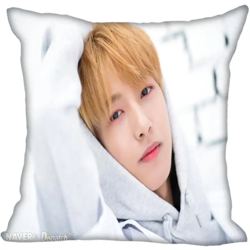 Корея Pop NCT RENJUN квадратные шелковые атласные наволочки с принтом 35x35 см 40x40 одной