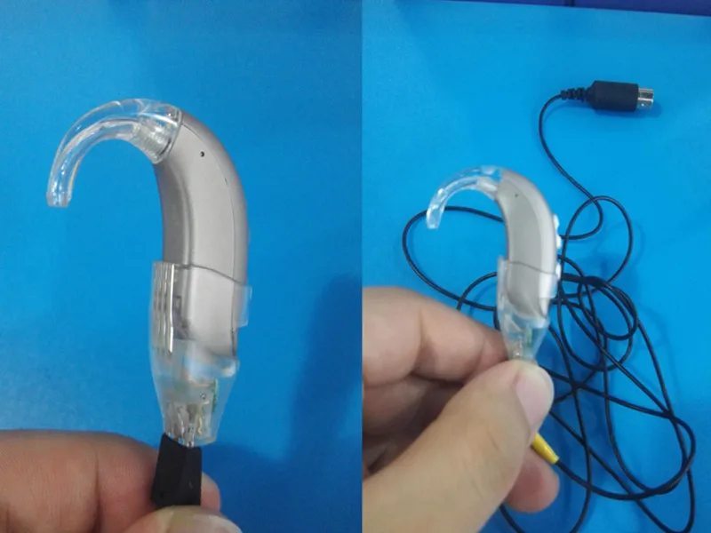  Pro RIC Programmable Cable Hearing Aid Accessories Programming Wire for RIC Digital Hearing Aid Adj
