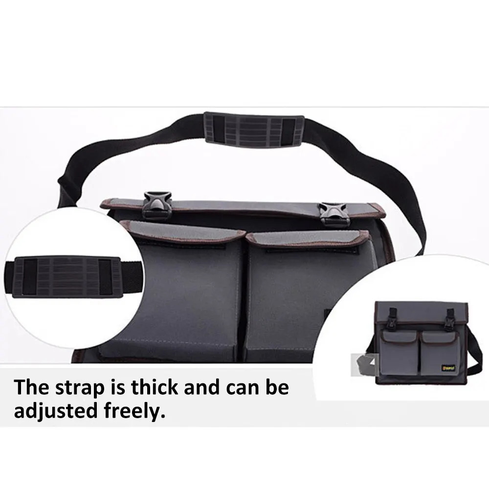 Tool Bag Toolkit Electrician tool Single Shoulder Bag Hardware Waterproof Wear-resistant Oxford Cloth tools belt bag Multiuse tool pouch