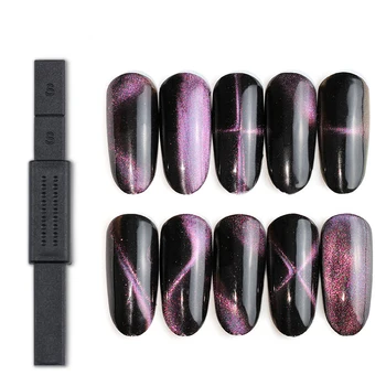 

1pc Dual End Cat Eye Effect Magnet Nail Art Strong Magnetic Stick Board Nail Polish Painting UV Lamp Gel Varnish Manicure Tool