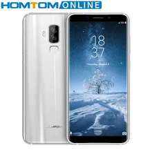 HOMTOM S8 5.7 Inch HD 18:9 Smartphone Android 7.0 16MP+5MP Dual Camera Mobile Phone Octa Core 4GB RAM 64GB ROM Fingerprint ID
