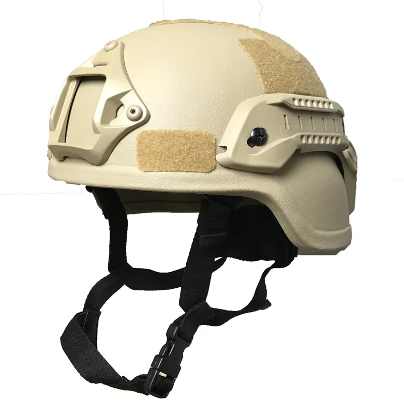 OD MICH 2000 Пуленепробиваемый Шлем NIJ IIIA защита головы арамидный военный баллистический шлем - Цвет: Sand