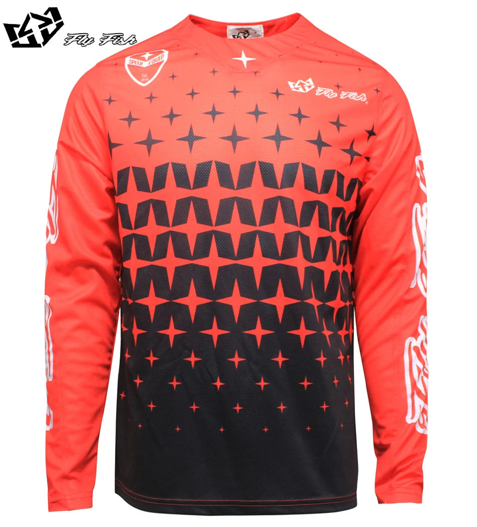 2018 FLY FISH RACING SE AIR jerseys MEGABURST Майки для велоспорта moto cross sombra dos homens bike martin mtb mx |