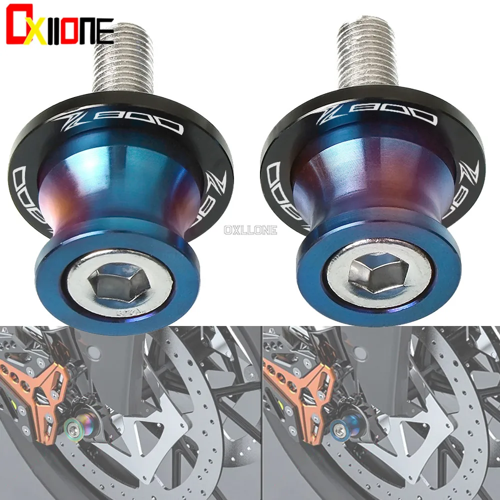 

Motorcycle Stainless Steel Swingarm Sliders Spools For Kawasaki Z900 ZX10R ZX-10R ZX6R ZX-6R Swingarm Spool Sliders 8mm swing