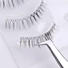 STZ 1pcs Stainless Steel Eyelash Extension Tweezers Straight Curved Curler For Eyelash-false Clip Makeup Nail Art Tools S01-05 6