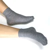 3/5 paires femmes chaussettes unisexe respirant chaussettes couleur unie cheville chaussette confortable coton chaussettes courtes noir blanc gris Calcetines ► Photo 3/6