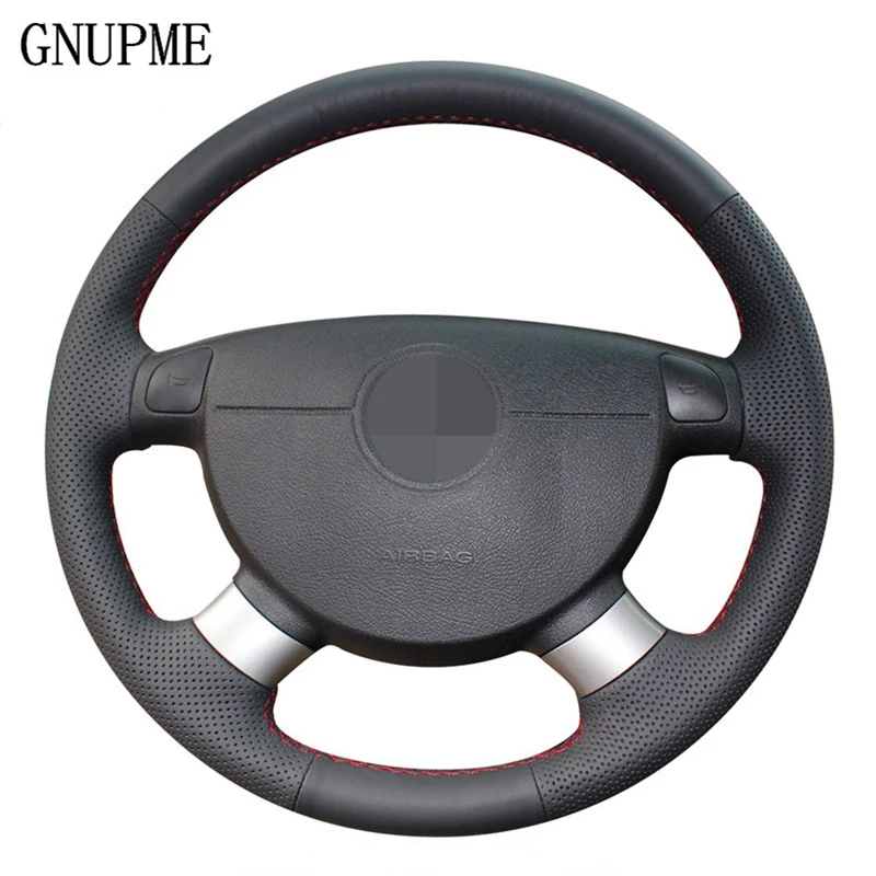 Чехол на руль из черной искусственной кожи для Chevrolet Lova 2006 2010 Aveo Buick Excelle Daewoo Gentra 2013