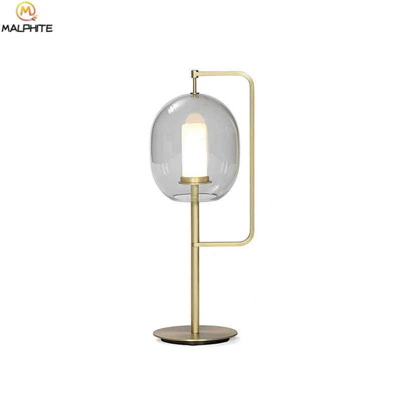 

Modern Lustre Table Lamp Glass Table Lamps for Bedroom Bedside Table Lights Fixtures Living Room Home Deco Table Light luminaire
