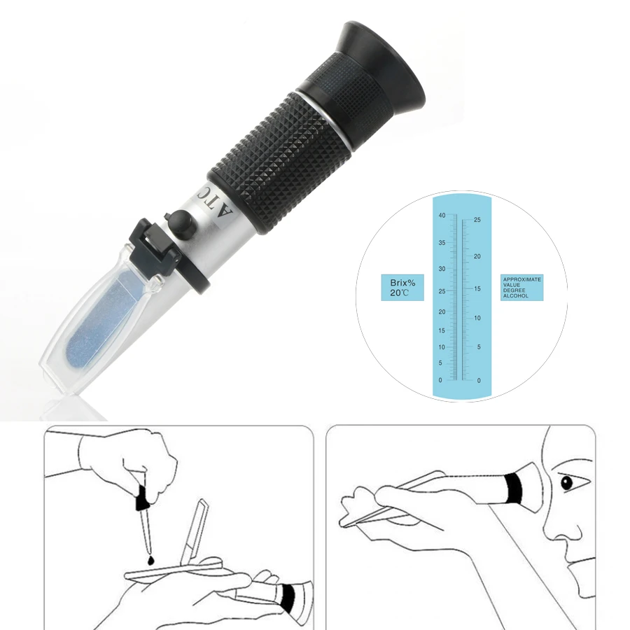 Grape wine Refractometer RZ121 08