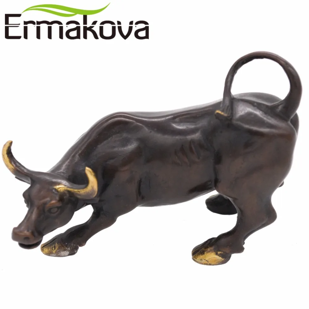 Фигурка быка ERMAKOVA из латуни 11 5 см|decoration market|decorative decorativedecorative home decor |