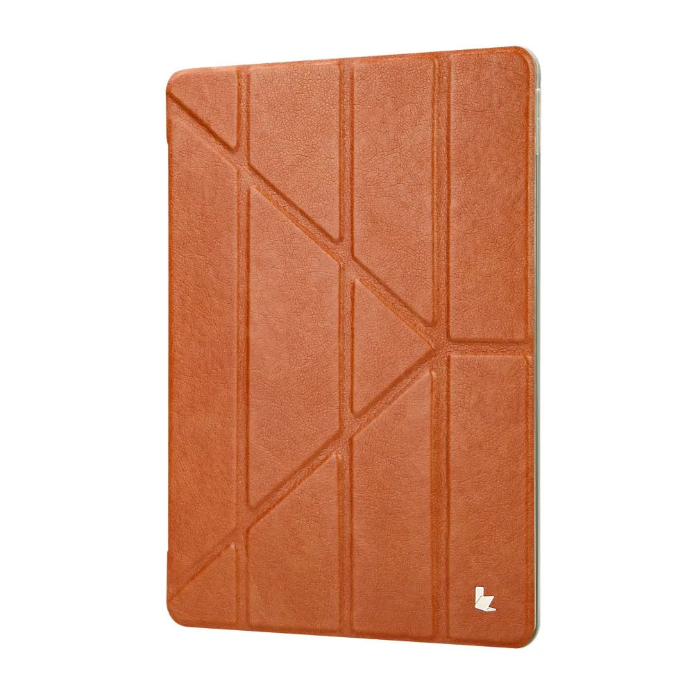 Jisoncase Чехол для iPad Pro 10,5 умный чехол из искусственной кожи магнитный складной чехол для планшета s Чехол для Apple iPad Pro 10,5 дюймов - Цвет: Brown