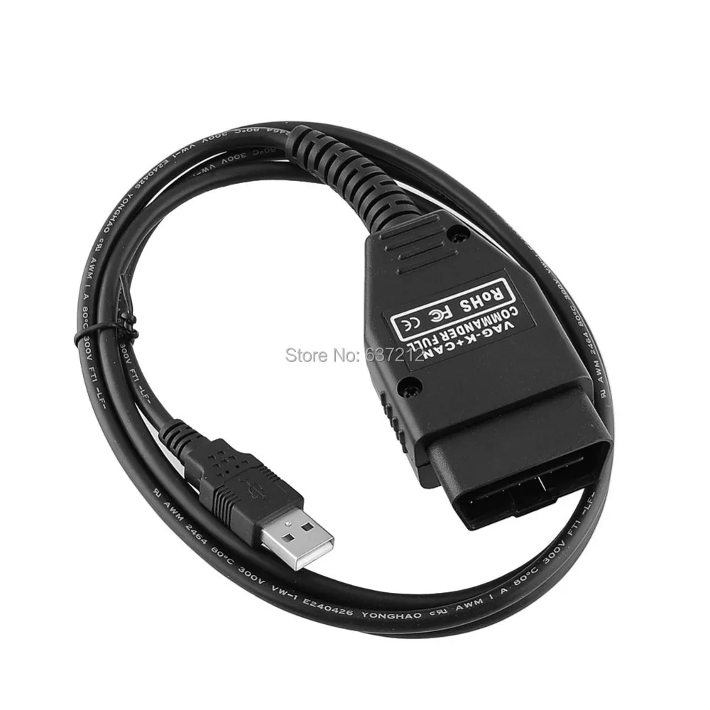 Prix pour OBD2 VAG Diagnostic Scanner VAG K + CAN Pleine Commandant 1.4 Interface Pour Audi VW Avec PIC18F258 et FTDI Puce Prix pour OBD2 VAG Diagnostic Scanner VAG K + CAN Pleine Commandant 1.4 Interface Pour Audi VW Avec PIC18F258 et FTDI Puce