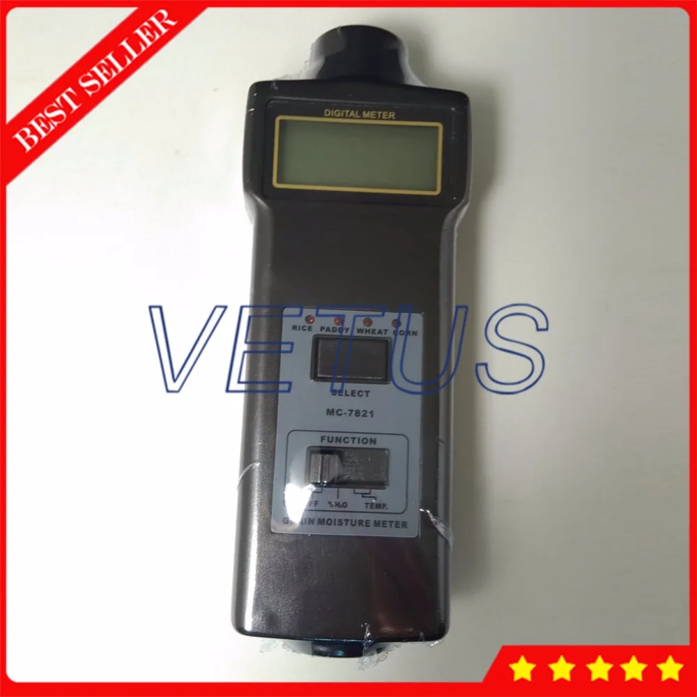 Paddy Rice Wheat Corn Moisture Meter Tester with MC7821 Grain Moisture