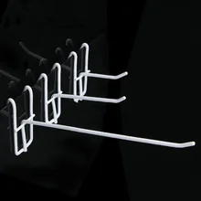 20 шт./лот 15 см L магазин крюк для пегборда ювелирные изделия дисплей полка металлическая вешалка держатель сталь для магазиной витрины аксессуары