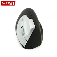 CHYI беспроводной вертикальный эргономичный оптический Usb компьютерная мышь 2,4 ГГц 800-1200-1600 dpi 3D Стенд ПК мыши для ноутбука Macbook