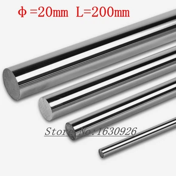 

2pcs 20mm 20x200 linear shaft 3d printer 20x200mm Cylinder Linear Rail Linear Shaft axis cnc part