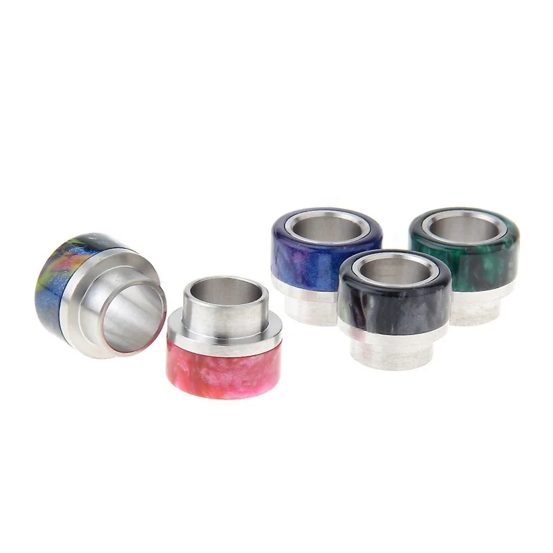 

1PCS YUHETEC 810 SS+Resin Drip Tip for Kennedy 24/Goon 528/Mad Dog/Kensei 24/kylin RTA/ Pharaoh Mini/AMMIT 25