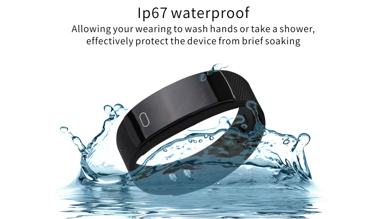 2018 Newest QS80 Smart Band Wristband 0.42\'\' OLED Heart Rate Monitor Alarm Clock Watch Blood Pressure Pedometer Fitness Tracker (13)