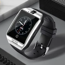 Reotgtu Q18 Fashion Smart Watch Support SIM/TF Card Fitness Sleep Tracker Men Wearable Devices Bluetooth Clock for Android