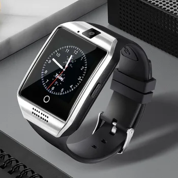 

Reotgtu Q18 Fashion Smart Watch Support SIM/TF Card Fitness Sleep Tracker Men Wearable Devices Bluetooth Clock for Android