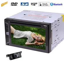 Eincar 6.2″ Double Din Car Radio GPS Car DVD CD Player Bluetooth Autoradio FM/AM RDS Radio MP3/MP4 USB/SD SWC 1080P Video Camera