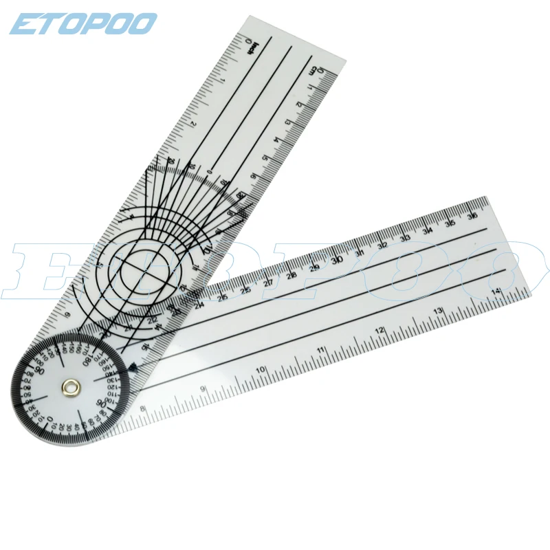 

Userful Multi-Ruler 360 Degree Goniometer Angle Medical Spinal Ruler CM/INCH
