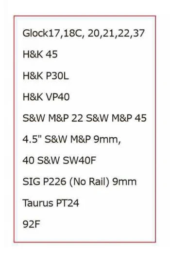 tactical airsoft accessories 579 series standard holster tactial belt platform holster fits G17 G18 G22 G37 HK45 for hunting (11)