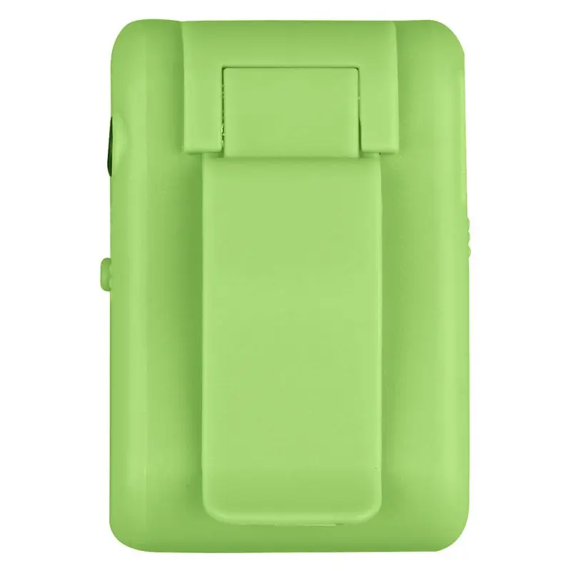 

Mini Mirror Clip USB Digital Mp3 Music Player Support 8GB SD TF Card Green #8