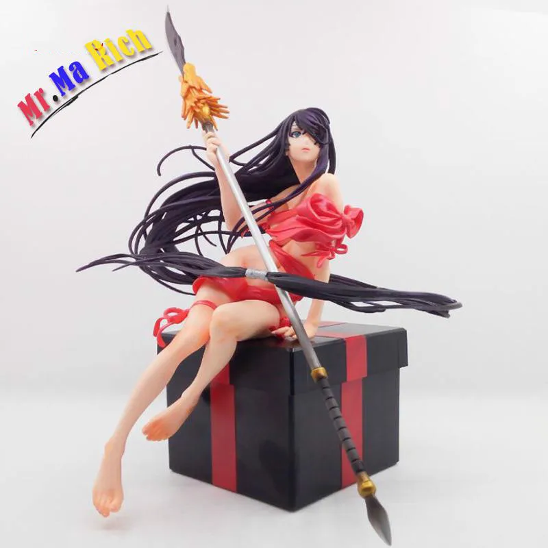 Anime Sexy Ikkitousen Kanu Unchou Pvc Action Figure 22cm In Action