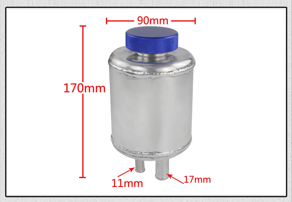 Hypertune-серебряный Jdm алюминиевый гоночный усилитель руля резервуар для жидкости зажимы HT-TK61