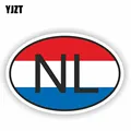 YJZT 16,9 см * 11,4 см автомобильный велосипед NL голландский код страны персональная наклейка для автомобиля Наклейка ПВХ 6-0196 - фото