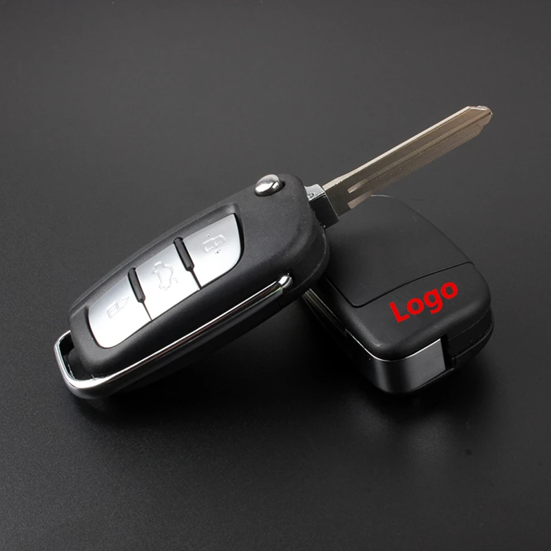 

Car Keyless Entry Smart Key Alarm Control Remote Key 3 Buttons 433Mhz with ID46 chip for JAC S3 S5 Before 2016