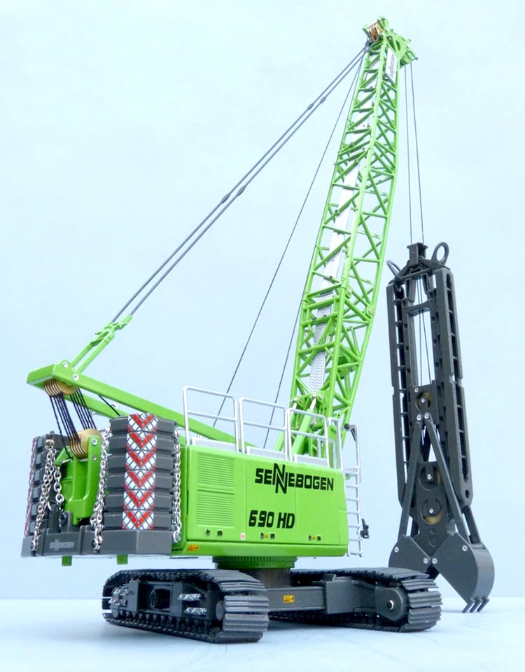 Italy 1:50 ROS 690HD Sennebogen deep excavator Alloy crane model Rare collections engineering instrument model
