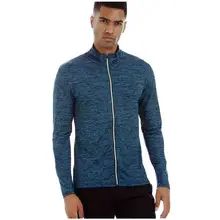 Ckahsbi Спорт на открытом воздухе Для мужчин Бег куртка на молнии быстросохнущая Баскетбол дышащий с длинным рукавом спортивной мужской Фитнес Куртки