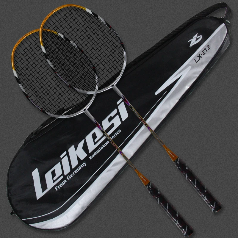 2pcs Light Weight 100 Carbon Fiber Badminton Racket Professional
