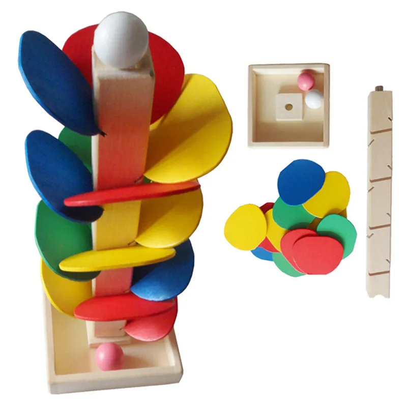 Детские шарики трек игрушки Радуга деревянный раннее образование шарикоподшипник блоки интерактивные игры Творческие игрушки для детей