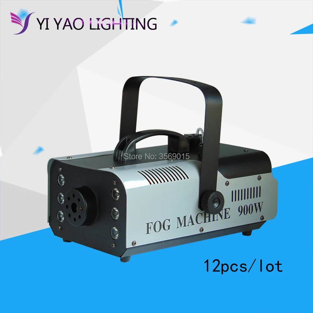 12PCS/LOT 900W DMX Fog Machine Vertical Fogger Smoke Machine RGB 3in1 LEDin Stage Lighting