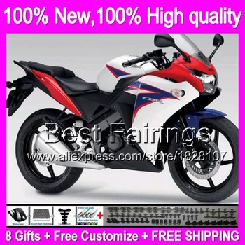 

Blue red Fairing For HONDA CBR125R 02-06 CBR 125R Red white blue 10B1 CBR125 R 02 03 04 05 06 2002 2003 2004 2005 2006 +decal