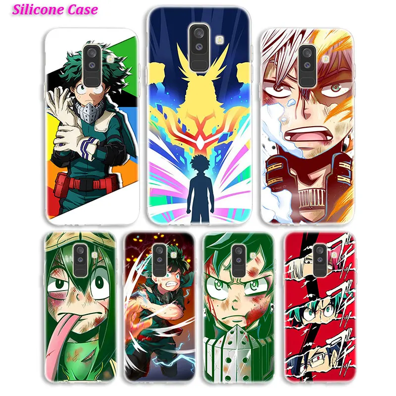 Силиконовый чехол для телефона My Boku No Hero академический Samsung Galaxy A8S A6S A9 A8 Star A7 A6 A5 A3