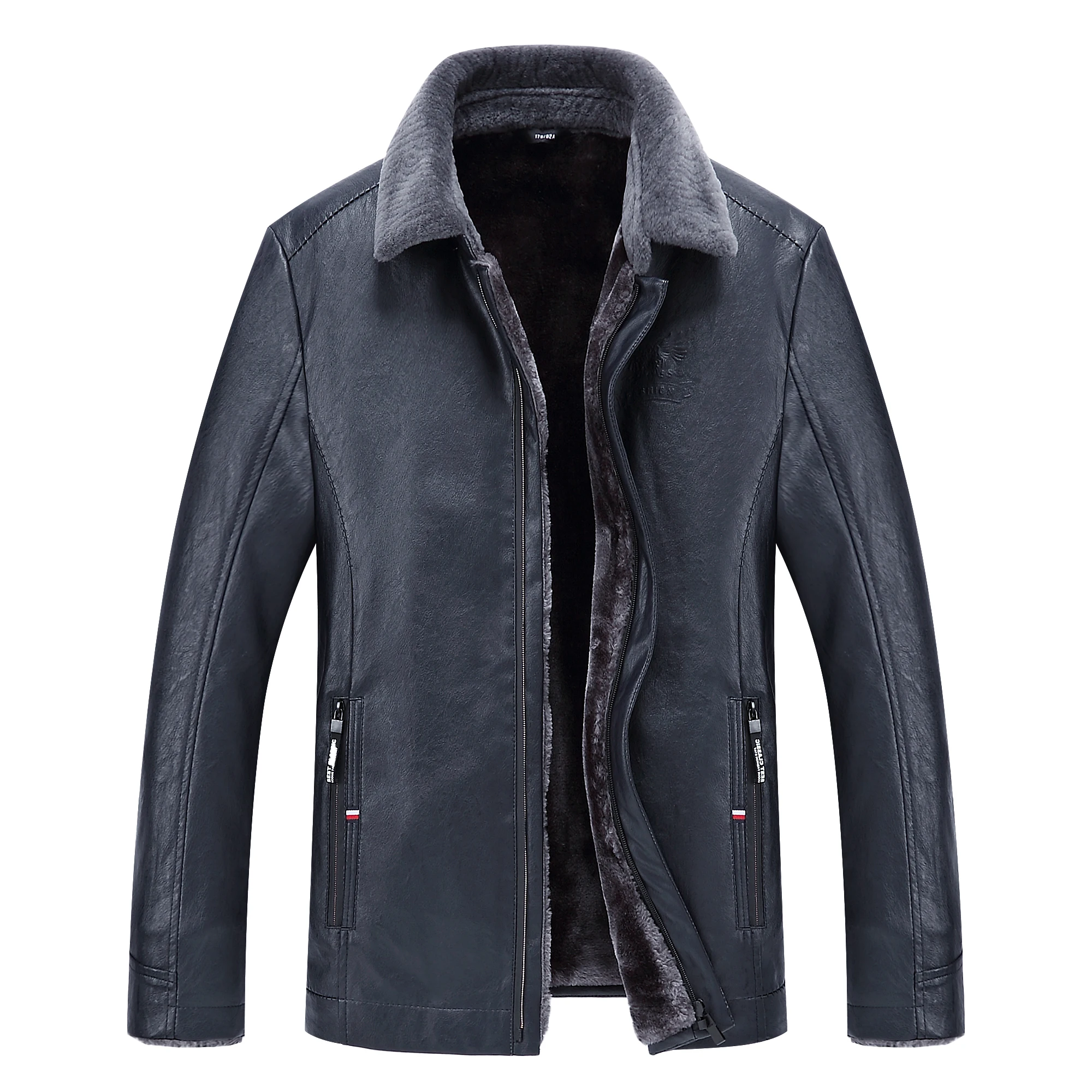 Red 2xl3xl4xl5xl6xl7xl8xl wine Arrivent Revers Nouveau Chaud Veste Fourrure Carré Plus L Mode Taille En Col Hommes Grand Épais Black La Super Manteau De Cuir nPXN8wOk0