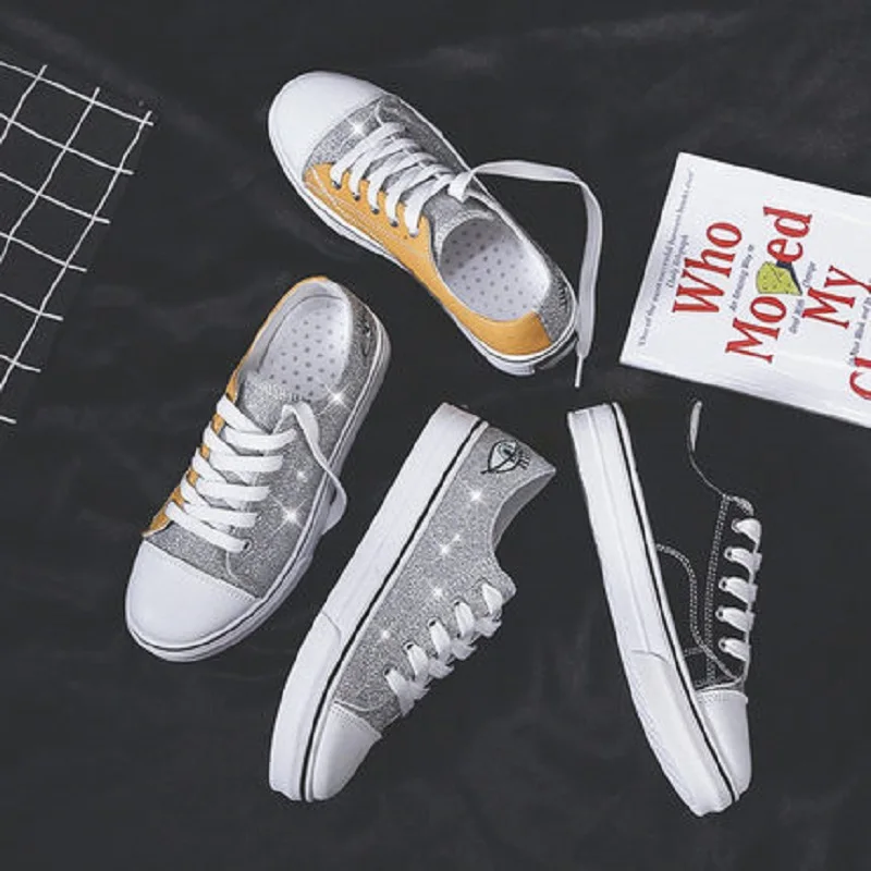 

Female 2019 new wild red flat canvas shoes flat cross strap casual shoes