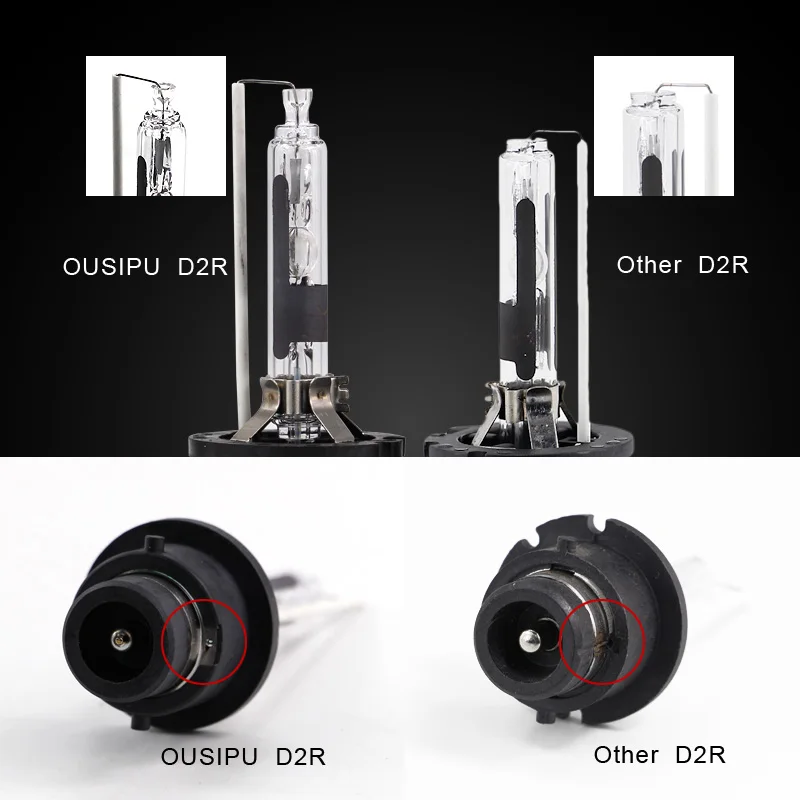 R8 Авто D2 D2R HID Ксеноновые фары лампы 35 Вт 4300 К 6000 8000 12 в металлический держатель