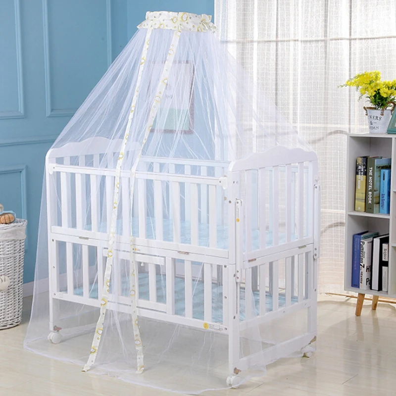 160*450CM 1 Mosquito Net Hot Sale Baby Bed Mesh Cloth Mosquito Mesh Dome Net Curtain For Child Baby Canopy