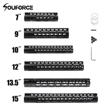 Тактический США " 9" 1" 12" 13," 15" AR15 бесплатный поплавок Keymod Handguard Пикатинни для охоты тактический прицел крепление