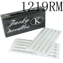 50 шт. Профессиональный Иглы для татуажа 19rm Круглый Magnum изогнутые Иглы для татуажа Спецодежда медицинская Нержавеющая сталь Материал