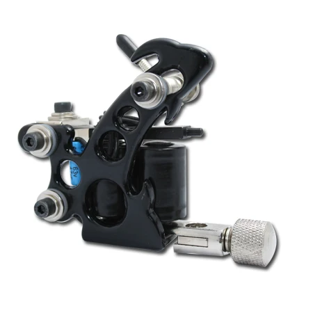 

Professional Handmade Tattoo Machine 10 Wrap Coils Iron Cast Frame Custom Tattoo Gun For Liner Shader HTM-6208