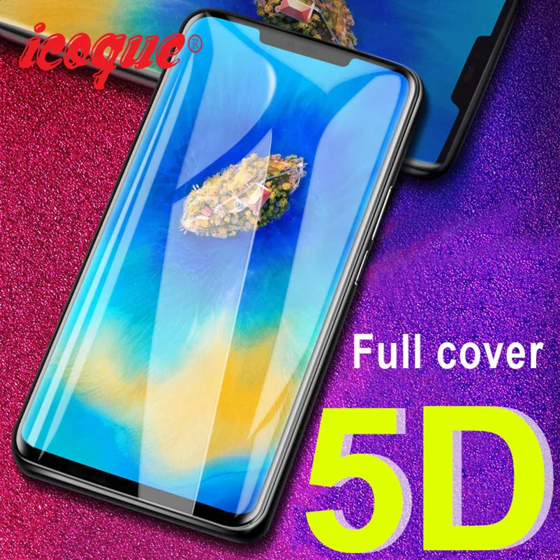 

5D Protective Glass for Huawei Honor 8X 8C Play View 20 10 Screen Protector for Huawei P20 Pro P30 Mate 20 Lite Tempered Glass