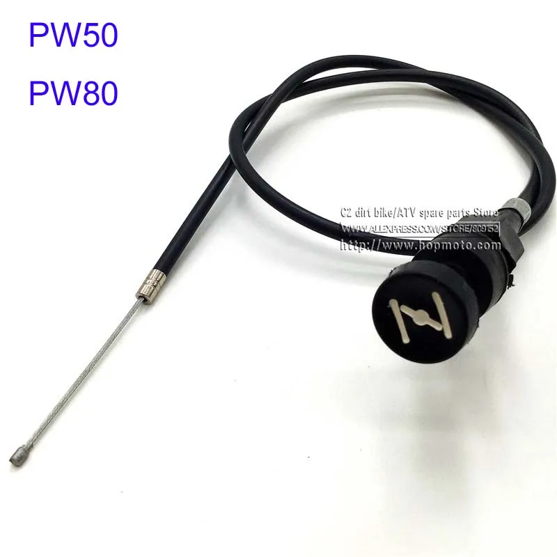 PW50 750 мм дроссель кабель PW80 930 мм карбюратор линии рычаги для Dirt Pit Bike