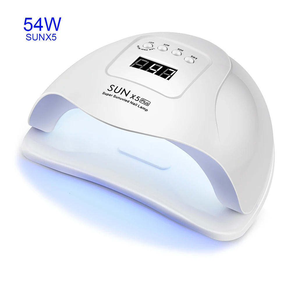 

SUNX 5 Dual UV LED Nail Lamp 54/36W 36 PCS LEDs Nail Dryer SUN Light For Curing UV Gel Nail Polish With Sensor LCD Display